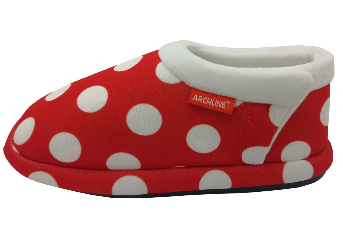Archline Womens Closed Toe Comfortable Orthotic Slippers