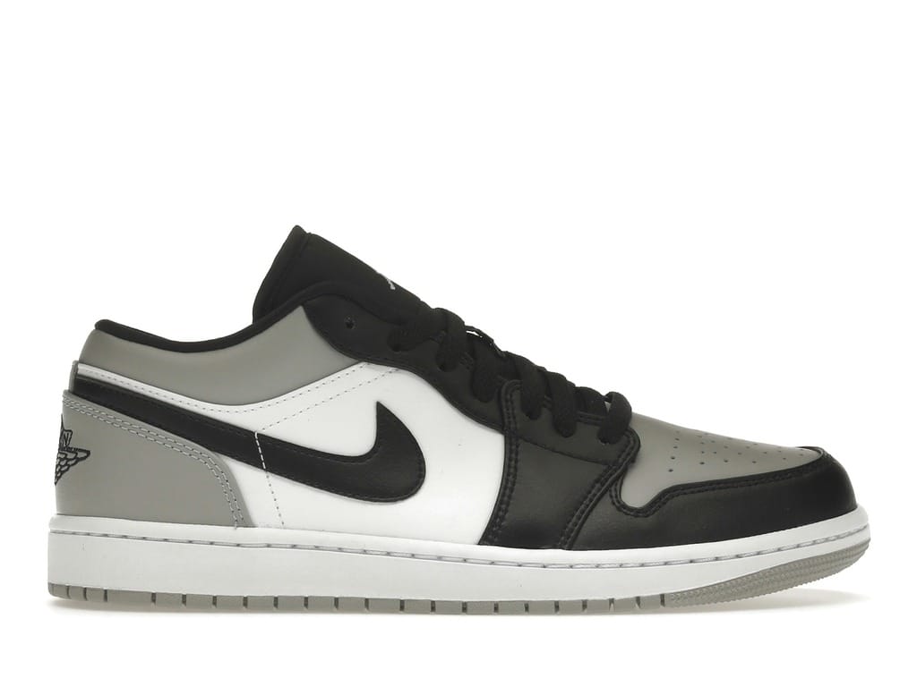 Air Jordan 1 Low Shadow Toe Light Smoke Grey Black White 553558-052