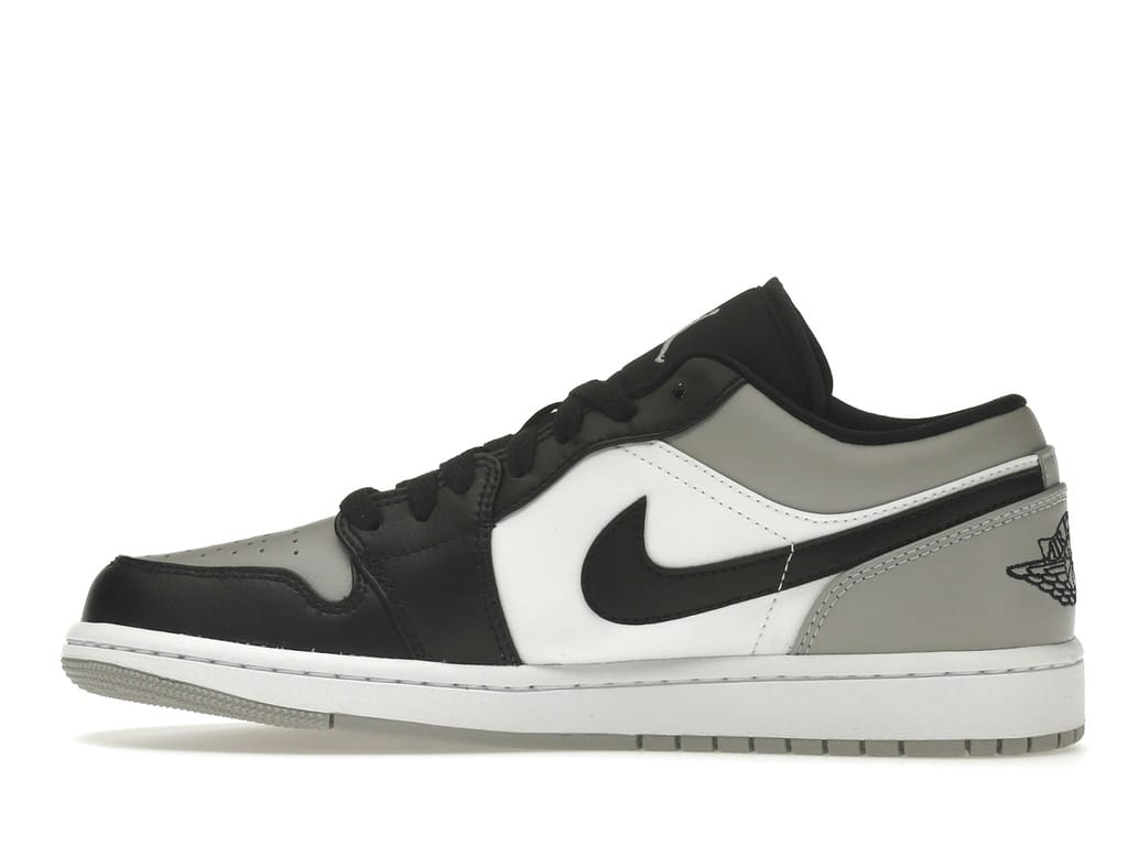 Air Jordan 1 Low Shadow Toe Light Smoke Grey Black White 553558-052