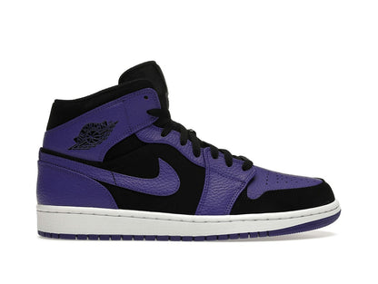 Jordan 1 Mid Black Dark Concord: Stylish Retro Sneaker