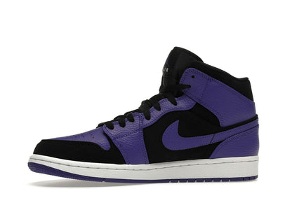 Jordan 1 Mid Black Dark Concord: Stylish Retro Sneaker