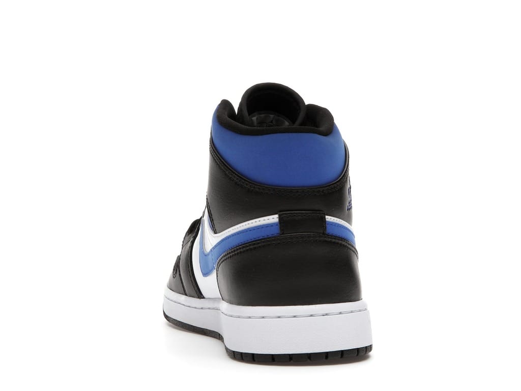 Jordan 1 Mid White Black Racer Blue 554724-140 Sneakers