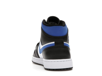 Jordan 1 Mid White Black Racer Blue 554724-140 Sneakers