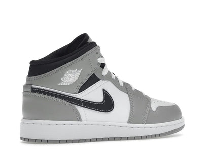 Air Jordan 1 Mid Light Smoke Grey (GS) 554725-078 Grey Black Anthracite White