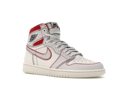 Jordan 1 Retro High Phantom Gym Red Sneakers