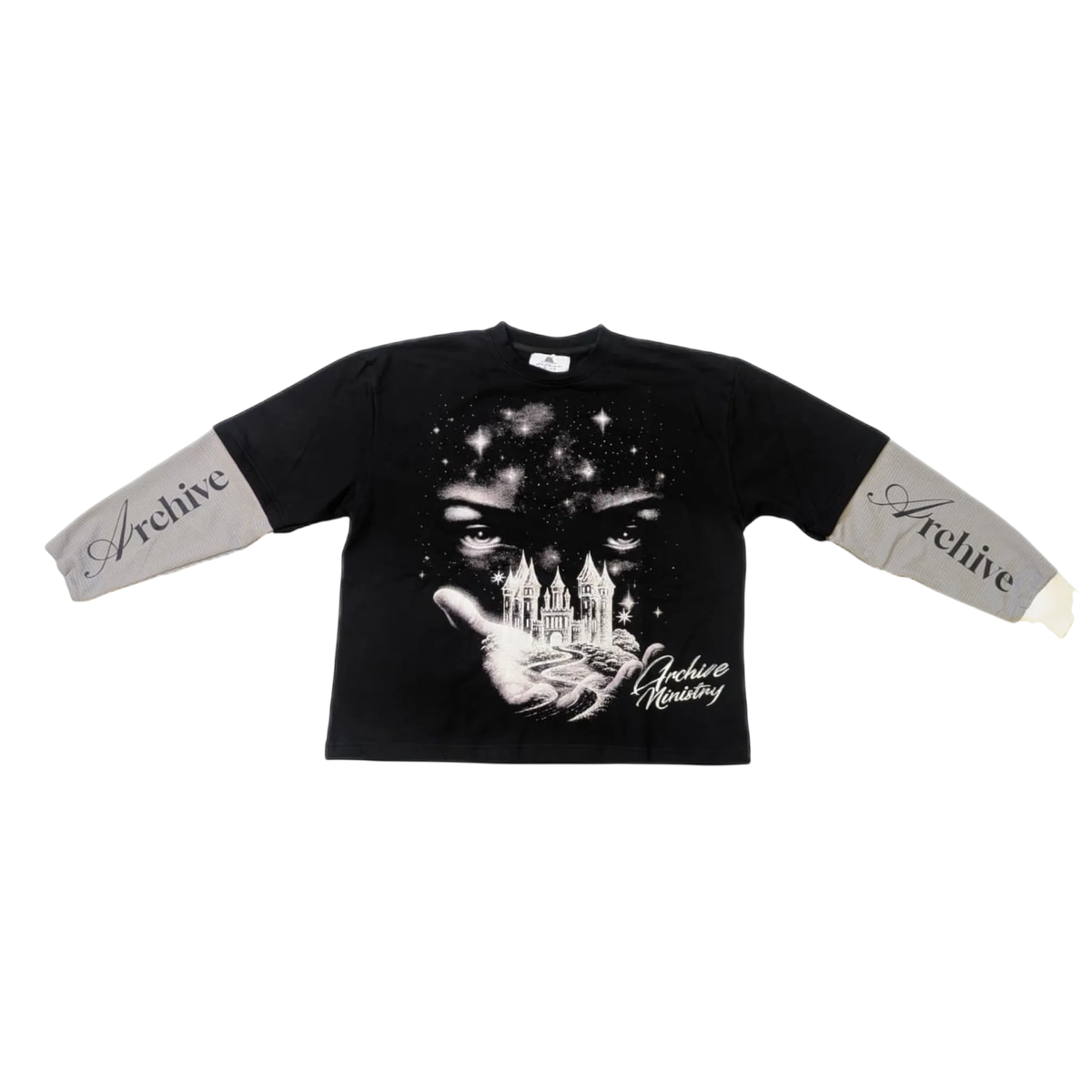 Archive Ministry "Palms Of Greatness" L/S Layered Tee (Black)