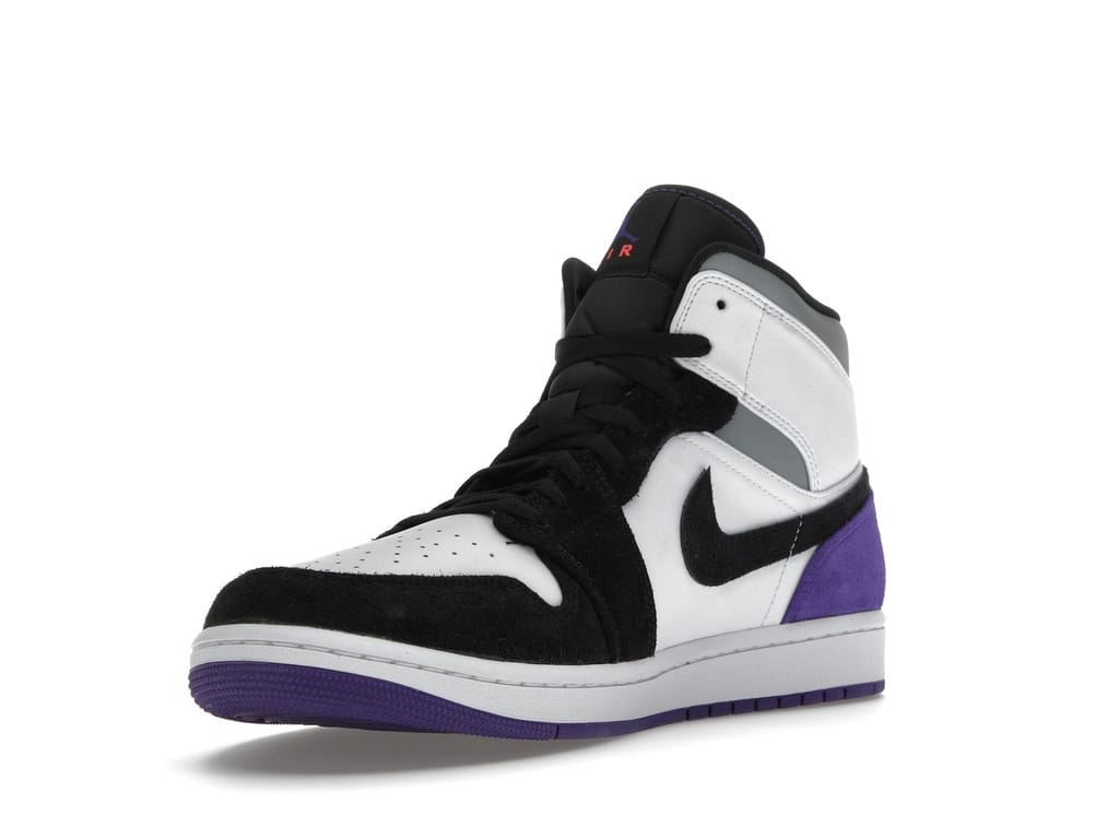 Air Jordan 1 Mid SE Purple White Black Light Solar Flare Varsity Purple 852542-105