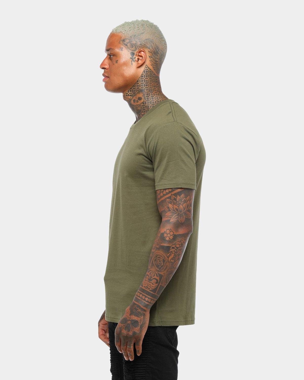 AS Colour Plain Staple T-Shirt Army Green
