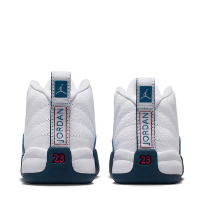 Jordan 12 Retro (TD) - White/French Blue