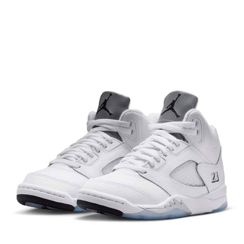 Jordan 5 Retro (PS) - White/Metallic Silver