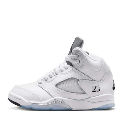 Jordan 5 Retro (PS) - White/Metallic Silver