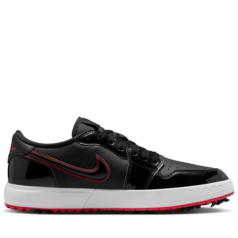Air Jordan 1 Low Golf 'Bred' - Black/Varsity Red