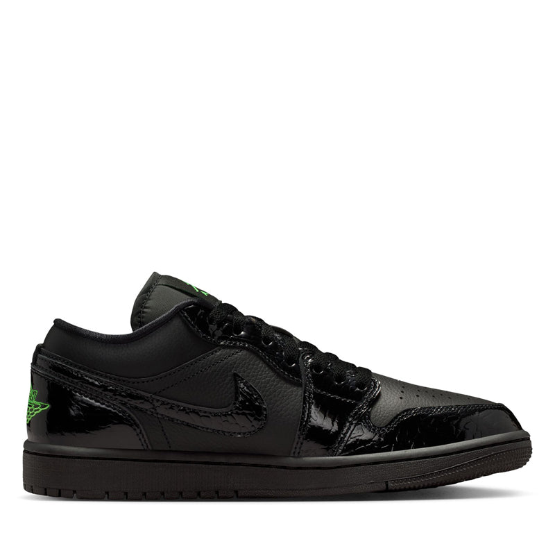 Women's Air Jordan 1 Low SE - Black/Scream Green