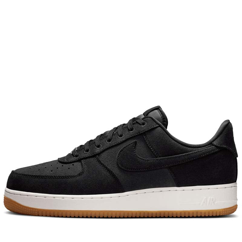 Nike Air Force 1 '07 LV8 'Denim' - Black/Dark Smoke Grey