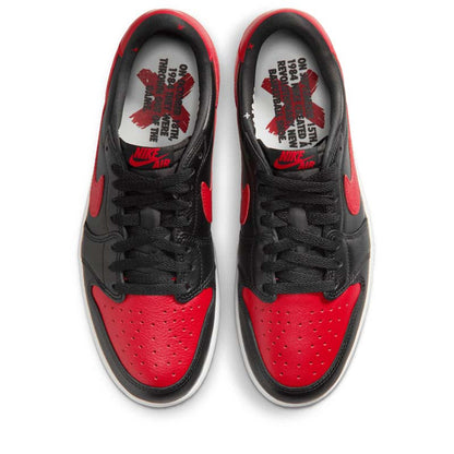 Air Jordan 1 Retro Low OG 'Banned' - Black/Varsity Red