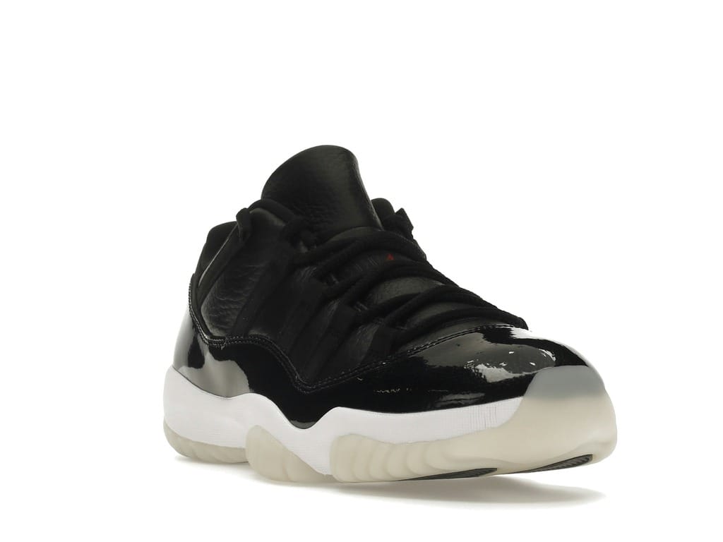 Air Jordan 11 Retro Low 72-10 (AV2187-001) Black/Gym Red/White/Sail