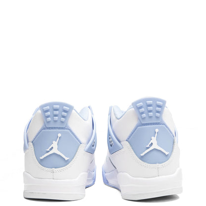 Air Jordan 4 Retro 'Aluminum' (PS) - White/Aluminum/Blue Tint/Oil Green