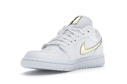 Air Jordan 1 Low White Metallic Gold Women’s CZ4776-100
