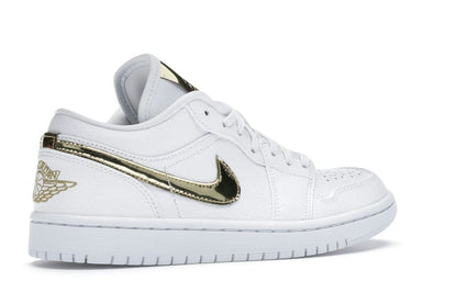 Air Jordan 1 Low White Metallic Gold Women’s CZ4776-100