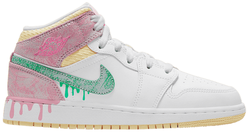 Air Jordan 1 Mid Se Gs 'Paint Drip'