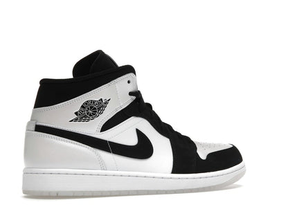 Jordan 1 Mid Diamond Shorts DH6933-100 White/Black Sneakers