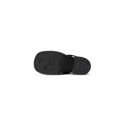 Miista Aroa Buckled Mules (Navy)