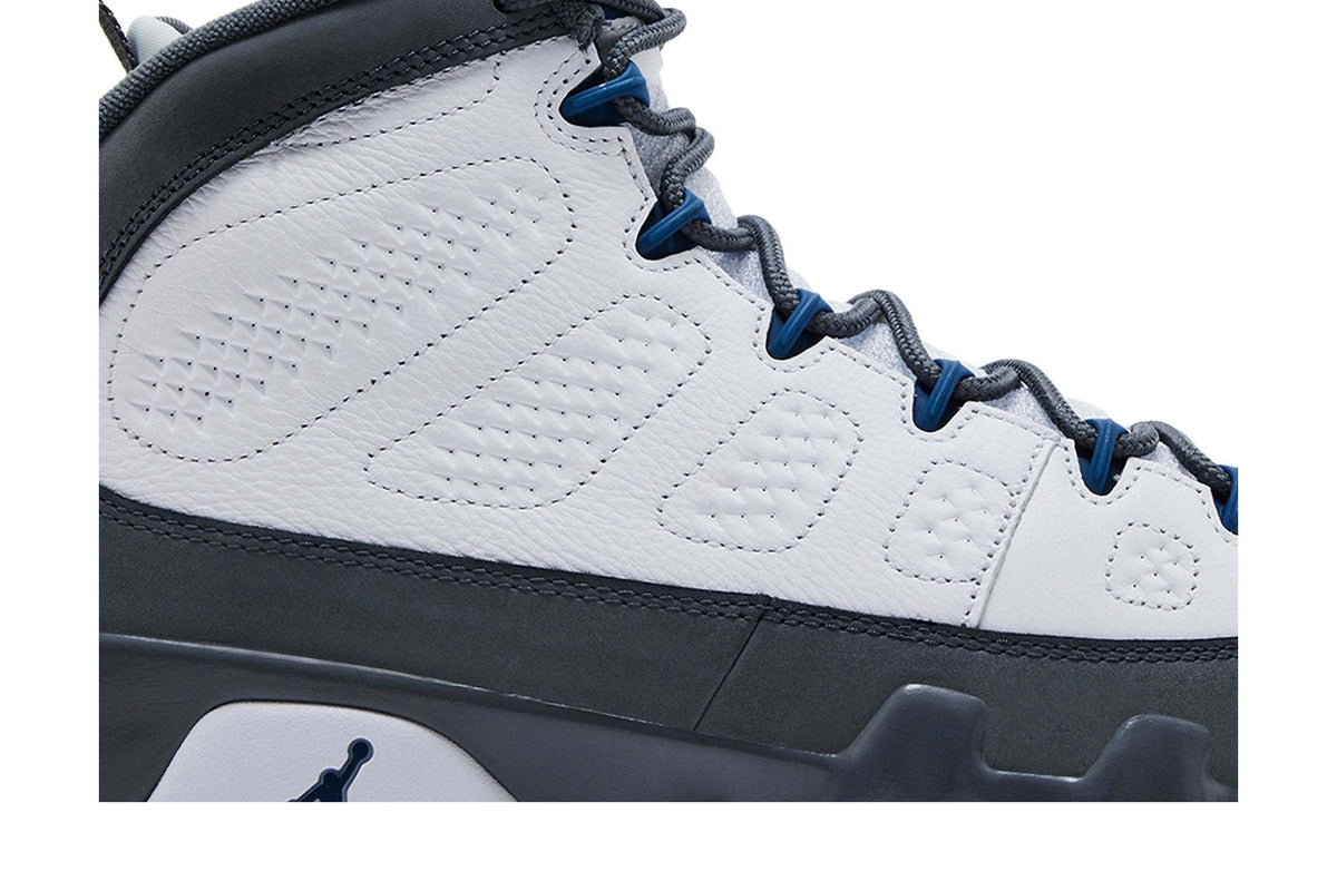 Air Jordan 9 Retro Flint Grey 2026 White French Blue Flint Grey