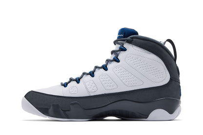 Air Jordan 9 Retro Flint Grey 2026 White French Blue Flint Grey