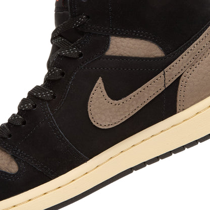 Jordan Air Jordan 1 Mid Se ( Black/Olive Grey-Lt Wild Mango)