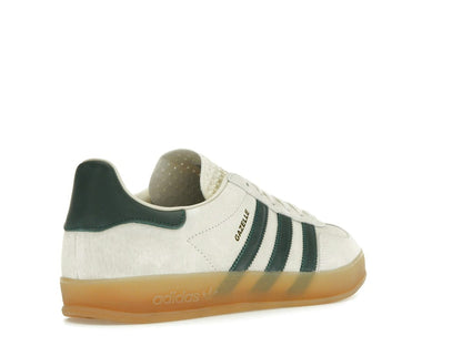 adidas Gazelle Indoor Cream White Collegiate Green Gum Sneakers IH7502