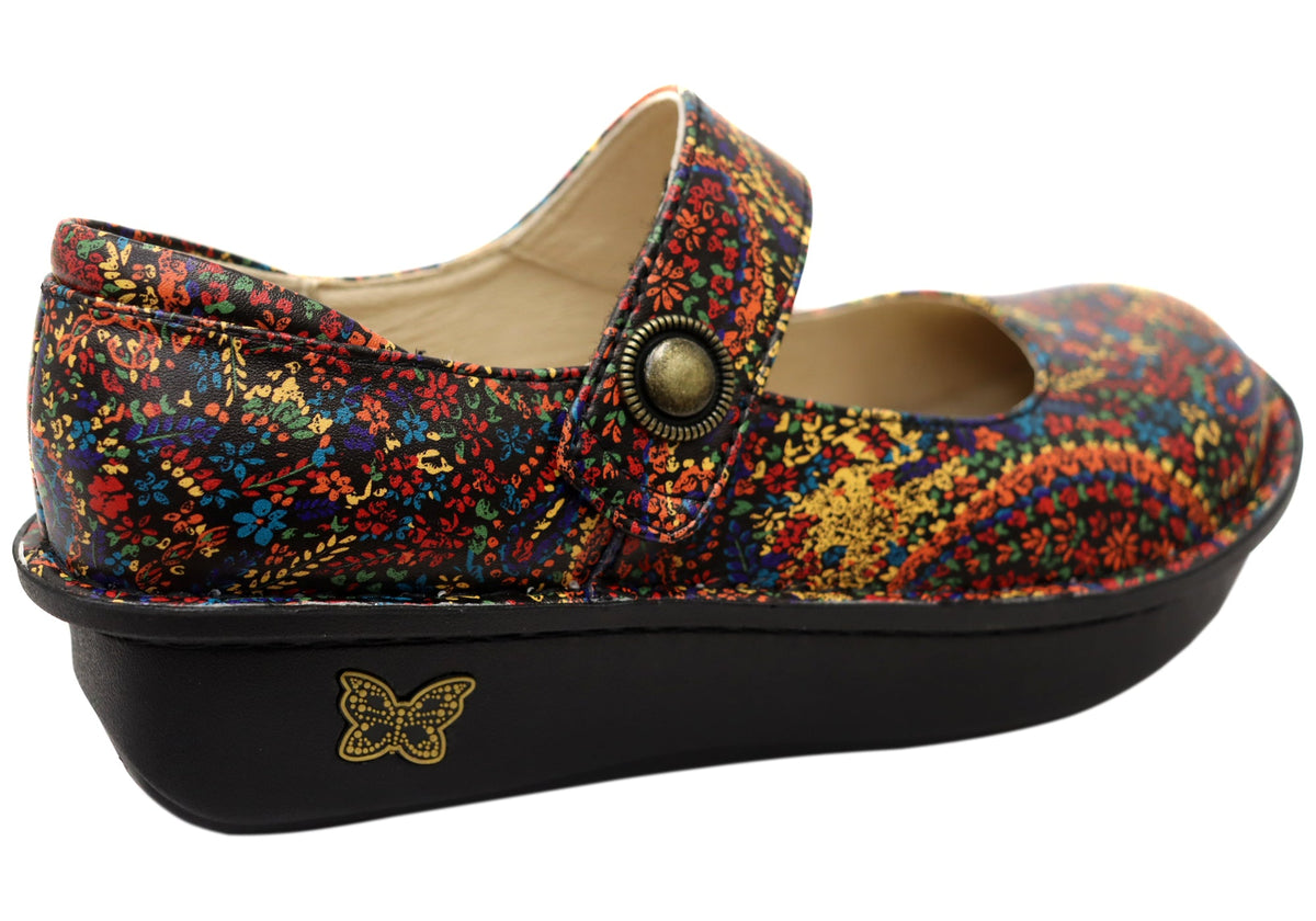 Alegria Paloma Womens Leather Mary Jane Shoes Bold & Beautiful
