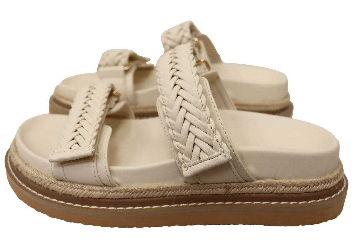 Billini Alva Womens Comfortable Platform Slides Sandals