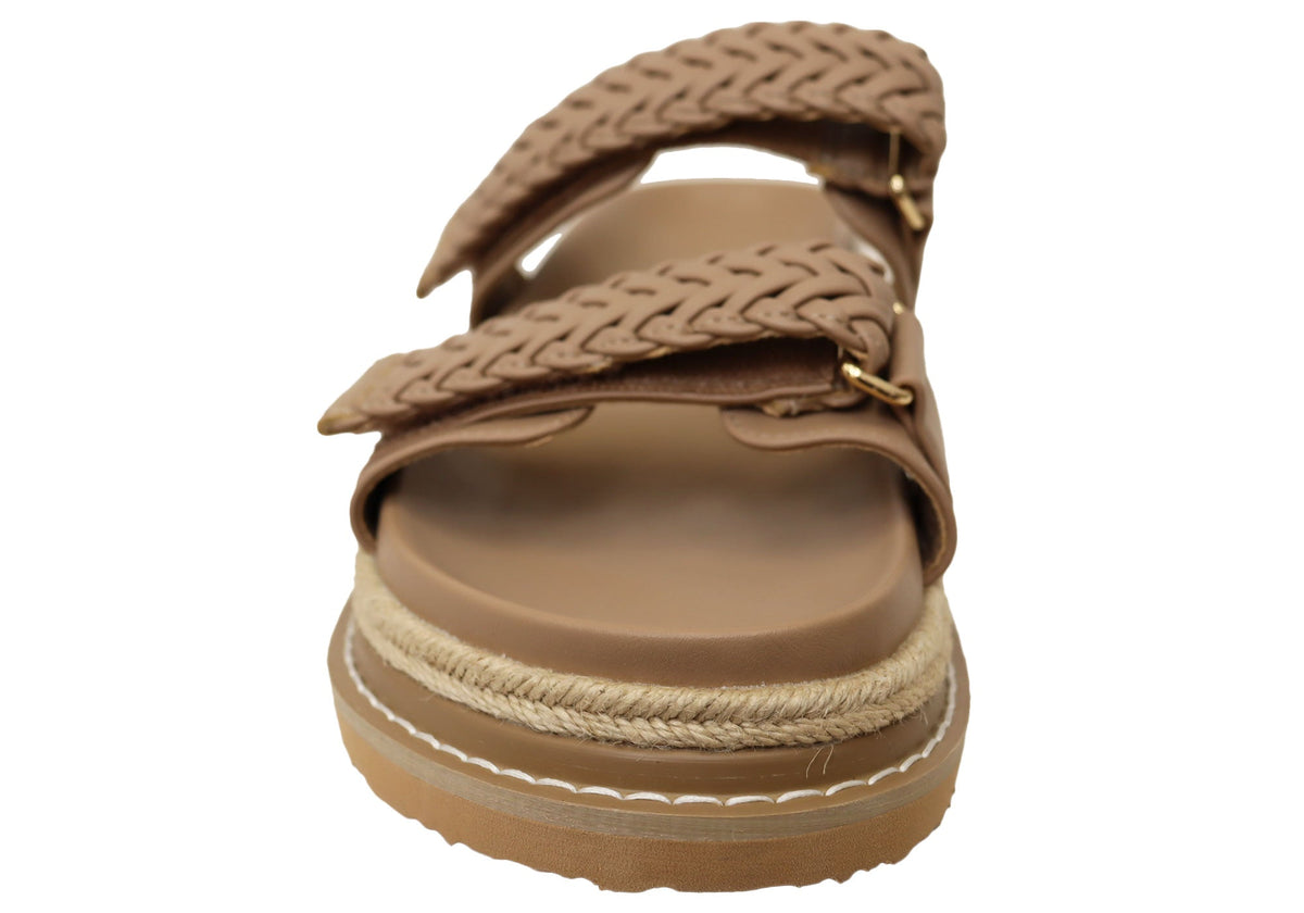 Billini Alva Womens Comfortable Platform Slides Sandals