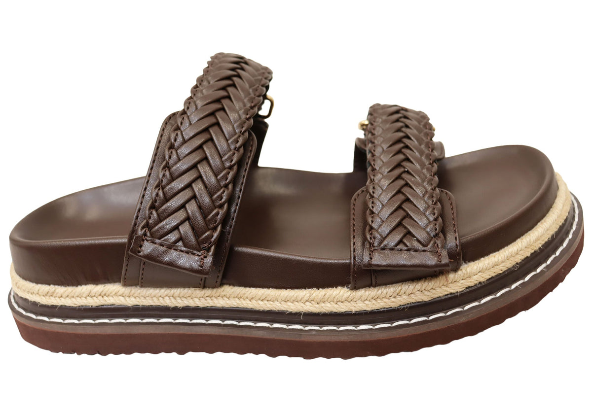 Billini Alva Womens Comfortable Platform Slides Sandals