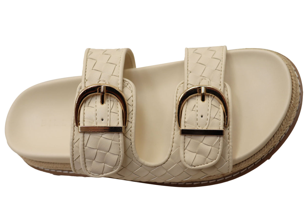 Billini Anastasia Womens Comfortable Platform Slides Sandals