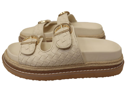 Billini Anastasia Womens Comfortable Platform Slides Sandals