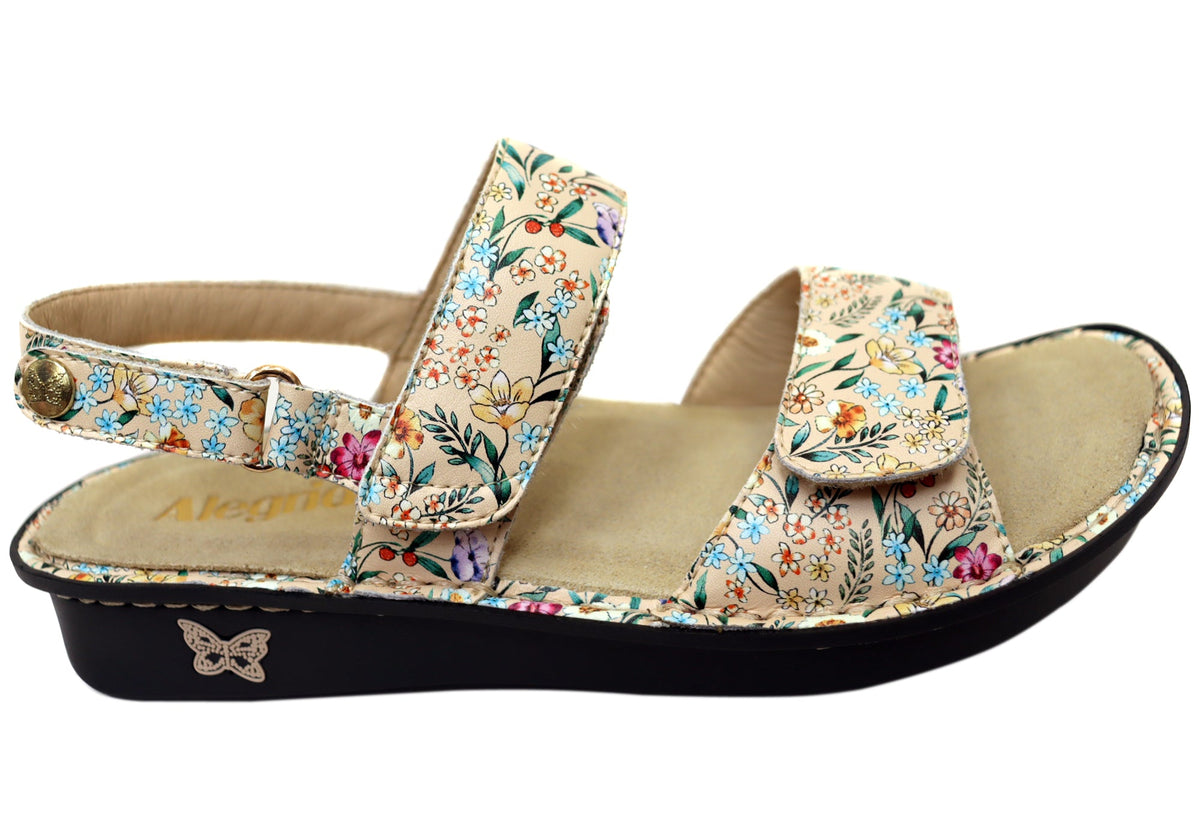 Alegria Verona Womens Comfortable Leather Sandals Summer Thyme