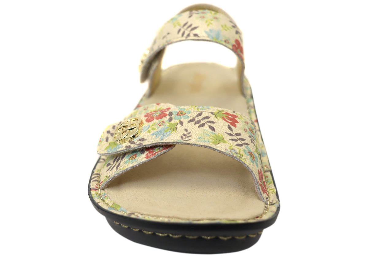 Alegria Vienna Womens Comfortable Leather Sandals Good As Gold