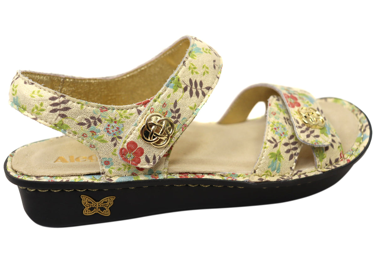Alegria Vienna Womens Comfortable Leather Sandals Good As Gold