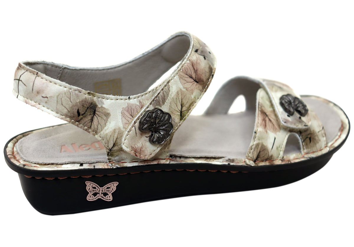 Alegria Vienna Womens Comfortable Leather Sandals Soft As I Leaf You