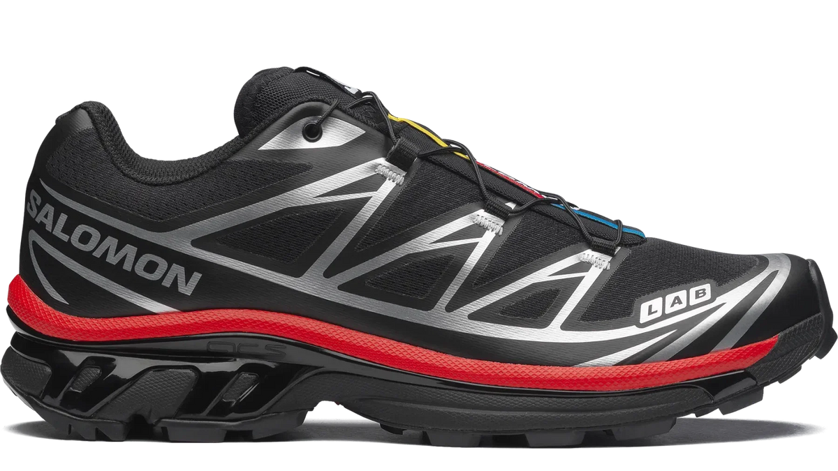 Salomon Xt-6 Black Fiery Red Silver