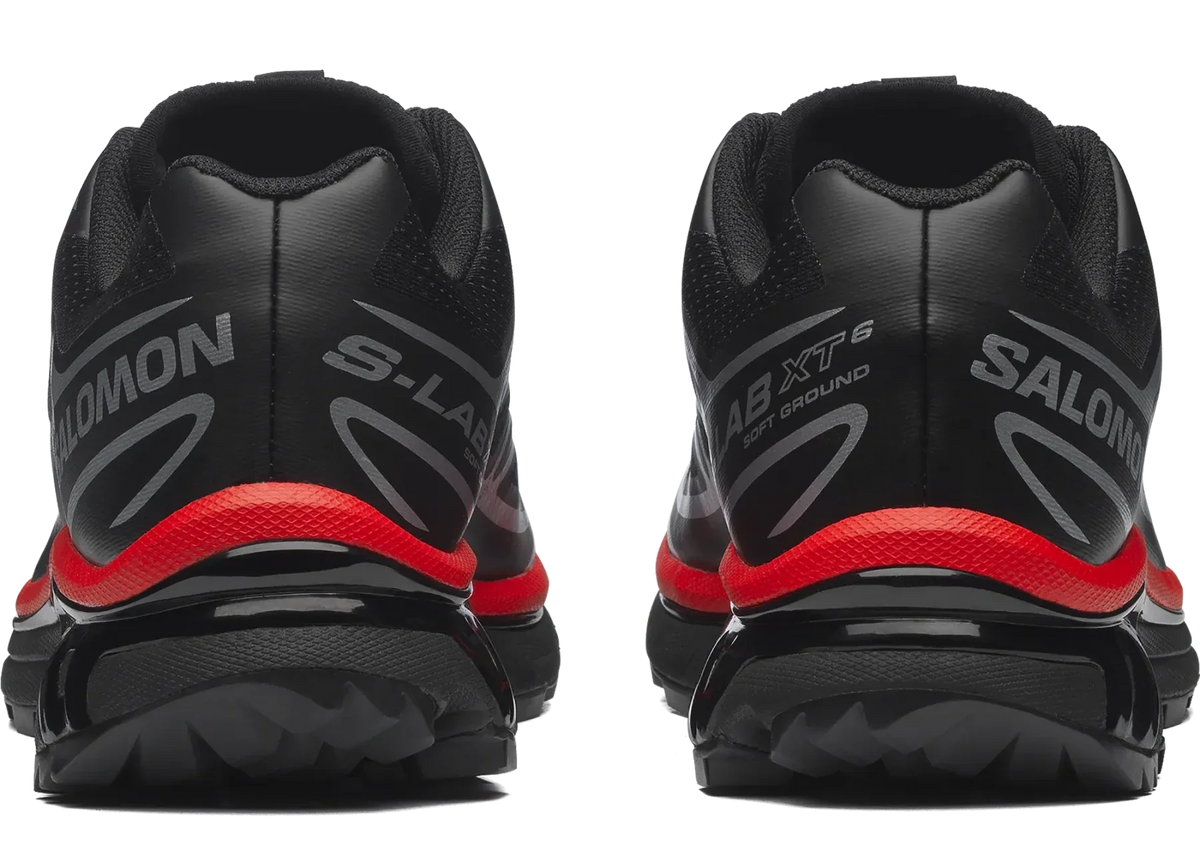 Salomon Xt-6 Black Fiery Red Silver