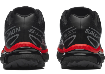 Salomon Xt-6 Black Fiery Red Silver