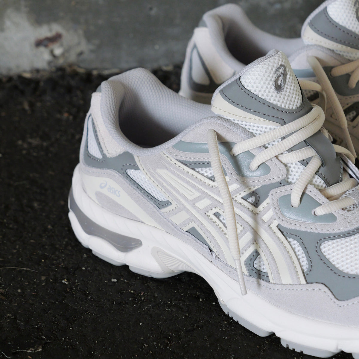 Asics Gel-Nyc Grade School (Cream/Oyster Grey)