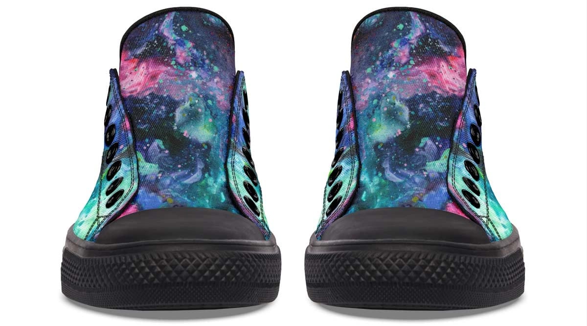 Galaxy Color Black Lowtop Sneaker