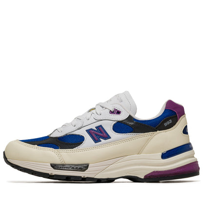 New Balance Made in USA 992 - White/Team Royal