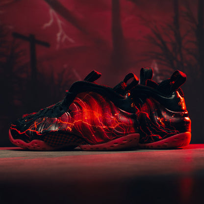 Stranger Things x Nike Air Foamposite One Premium - Black/Bright Crimson