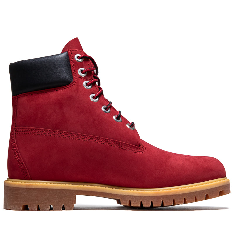 Timberland Premium 6 Lace Up Waterproof Boot Dark Red