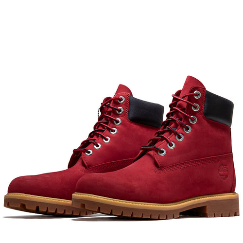 Timberland Premium 6 Lace Up Waterproof Boot Dark Red