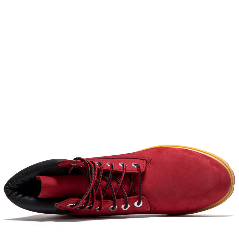 Timberland Premium 6 Lace Up Waterproof Boot Dark Red